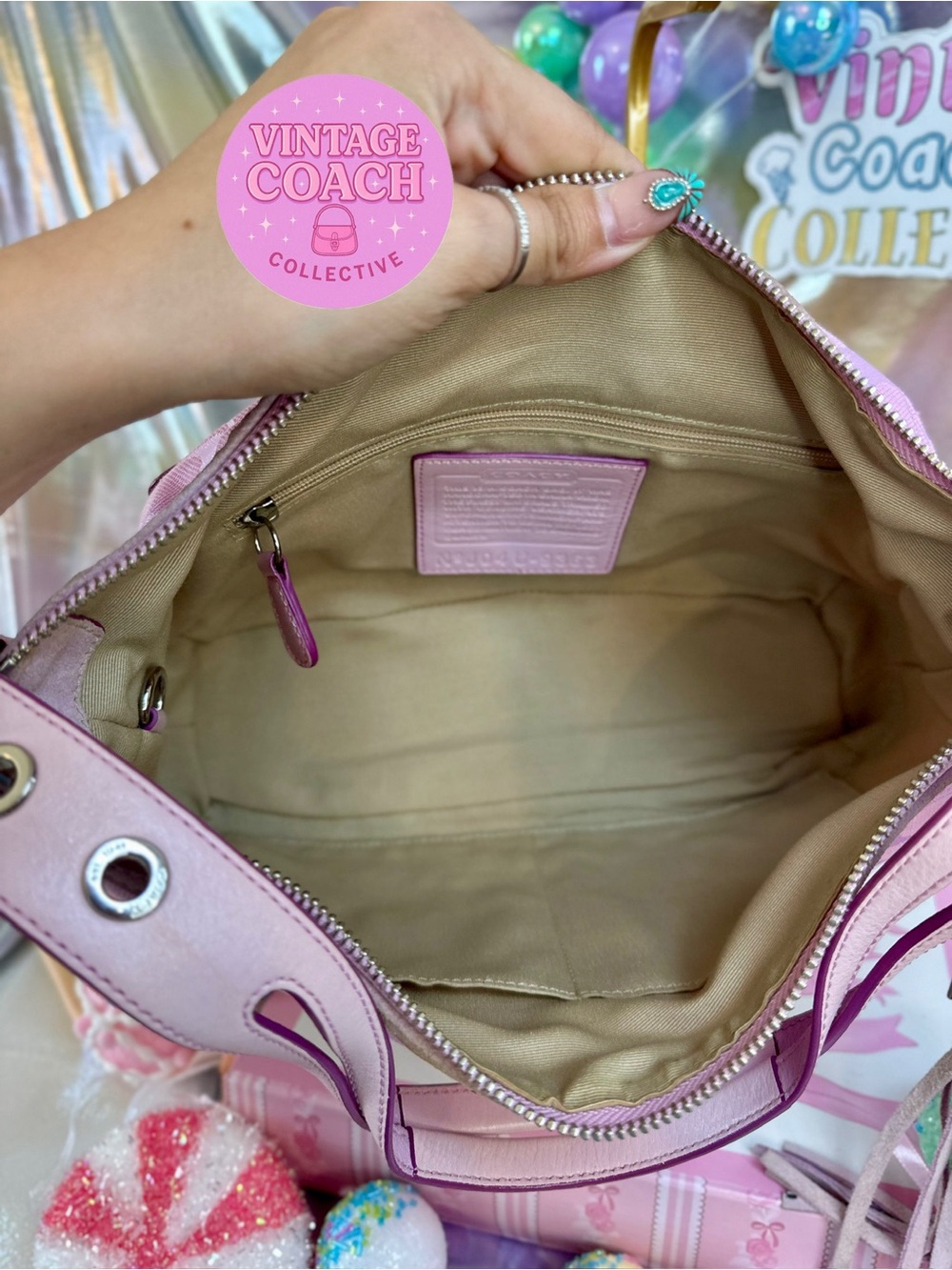 Pink east west duffel coach - Gem